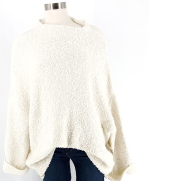 🆕️ Free People Cuddle Up Pullover Ivory - Picture 6 of 7